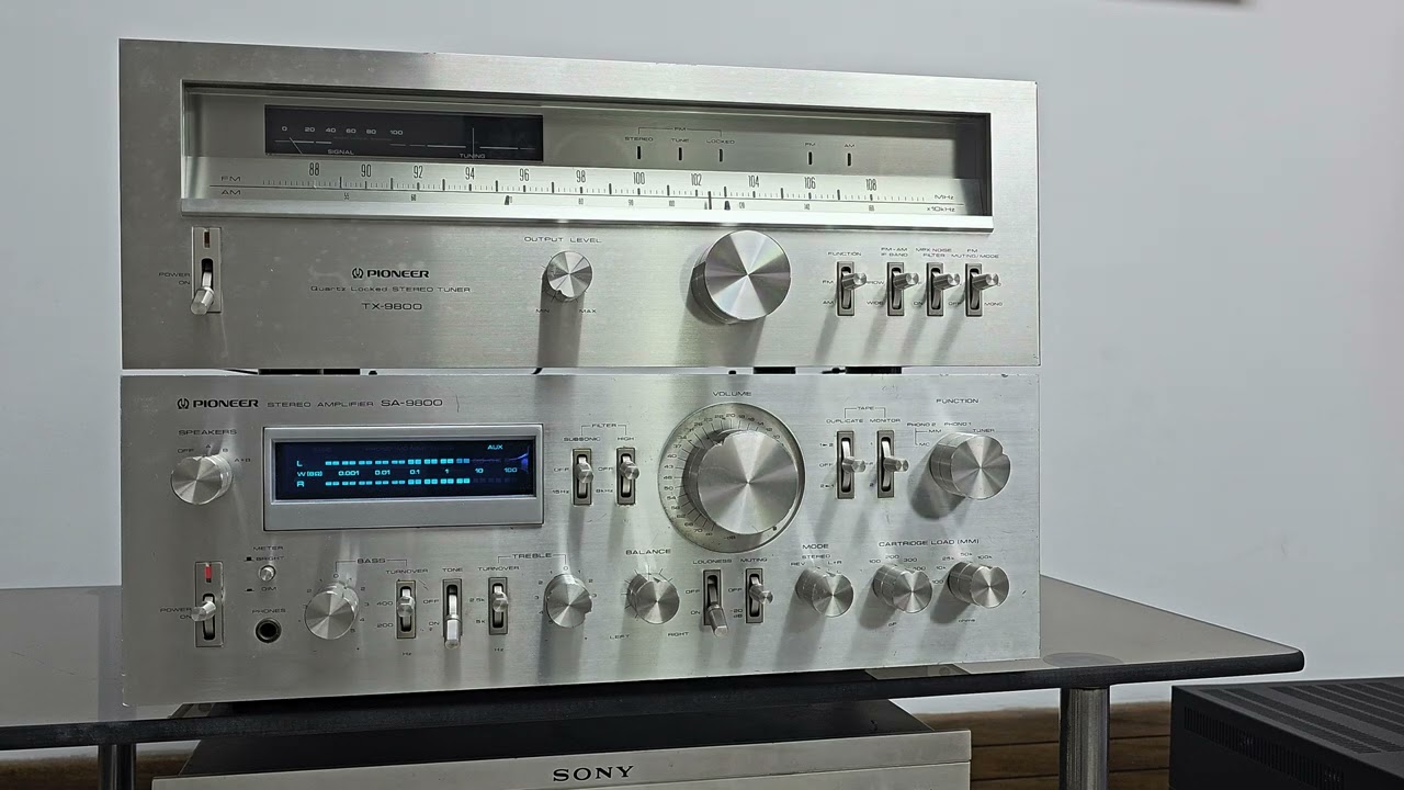 Pioneer SA-9800 Stereo Amplifier Recapped Operational