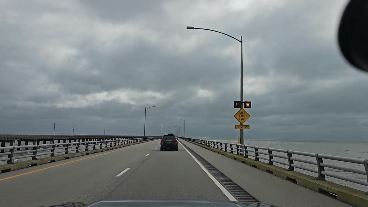 (Reupload) Crossing The Chesapeake Bay Bridge And Tunnels