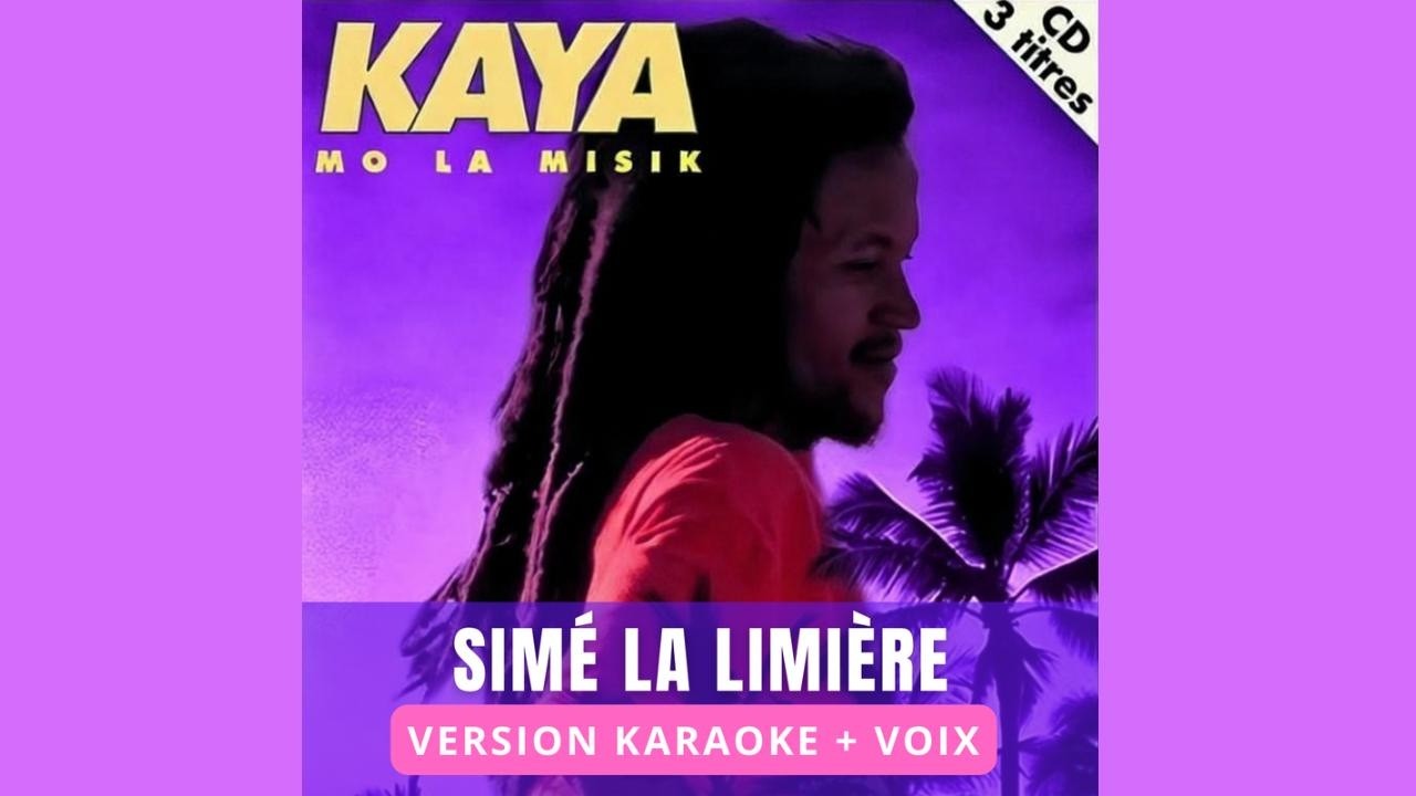 SIMÉ LA LIMIÈRE KARAOKÉ KAYA🎤 (VOIX)  #karaoke #kaya  #reggae #seggae  #racinetatane #mauritius
