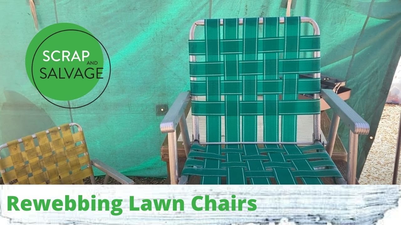 Rewebbing Lawn Chairs