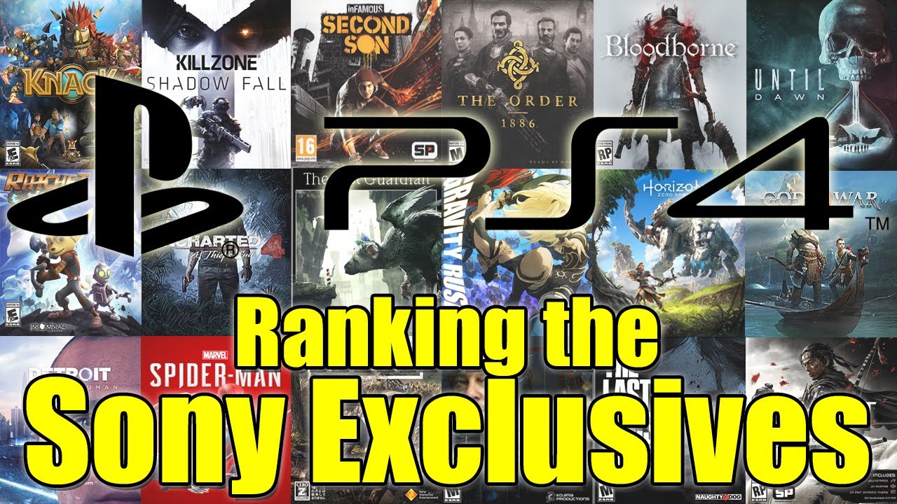 PS4 - Ranking the Sony-Published Exclusives