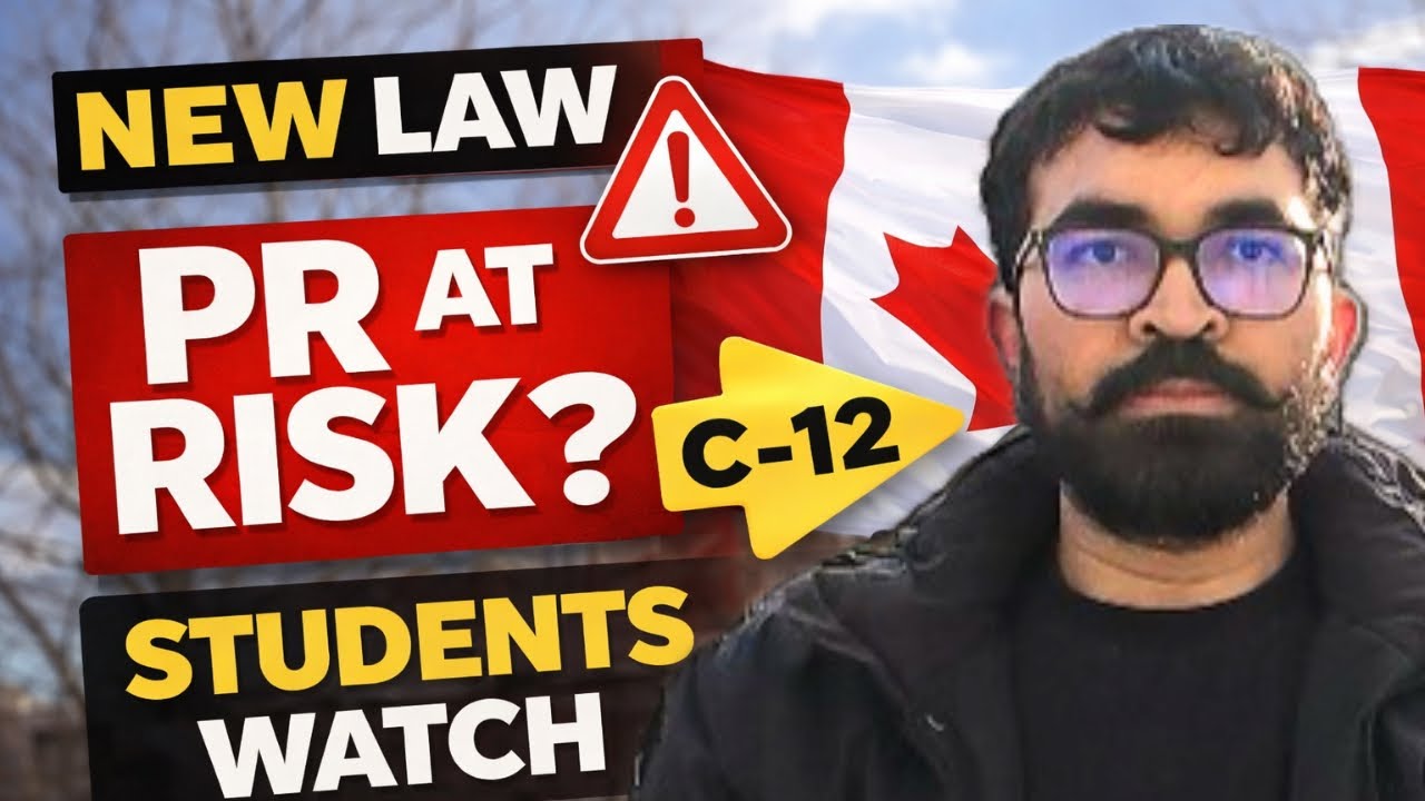 Canada&rsquo;s New Law 🇨🇦 Could Affect Your PR & Study Permit (Bill C-12 Explained) | In2Can Vlogs