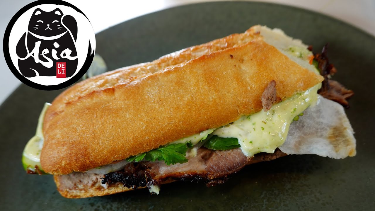 Bułeczki Banh Mi z karkówką i wątróbką na Whisky - Asia Deli