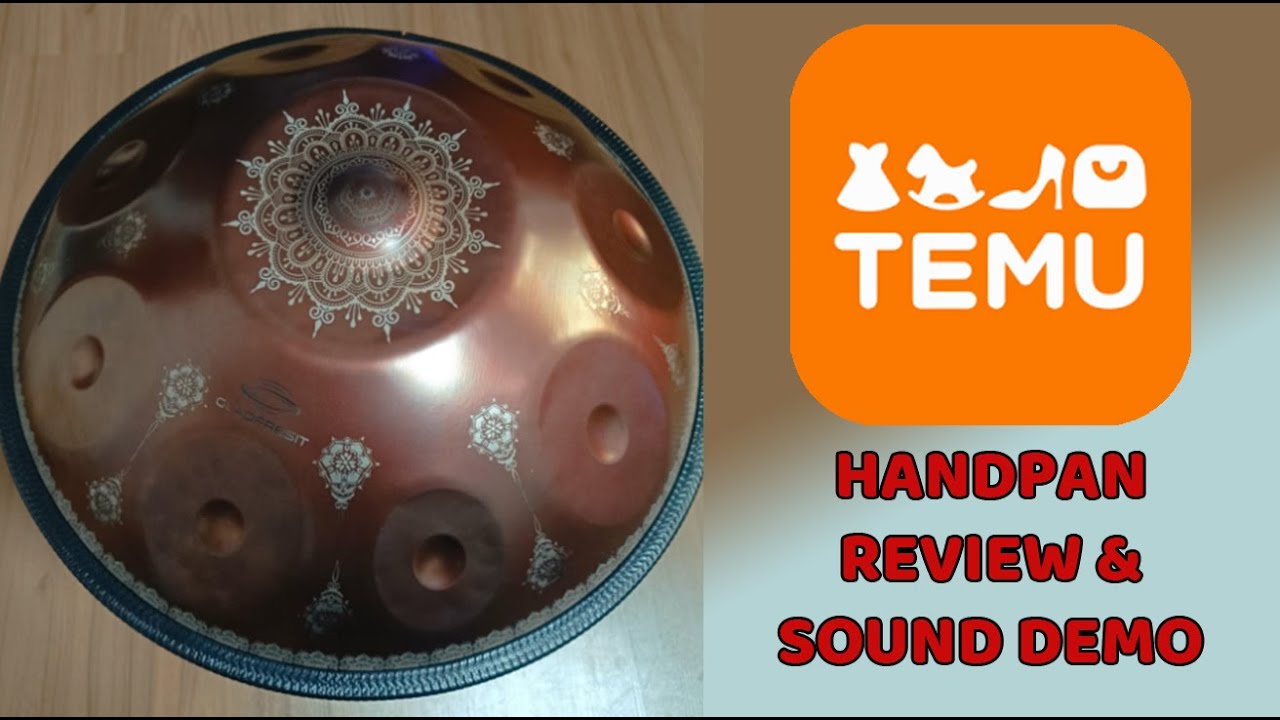 TEMU HANDPAN REVIEW & SOUND DEMO (18 inch) @temu #handpan #drums #music