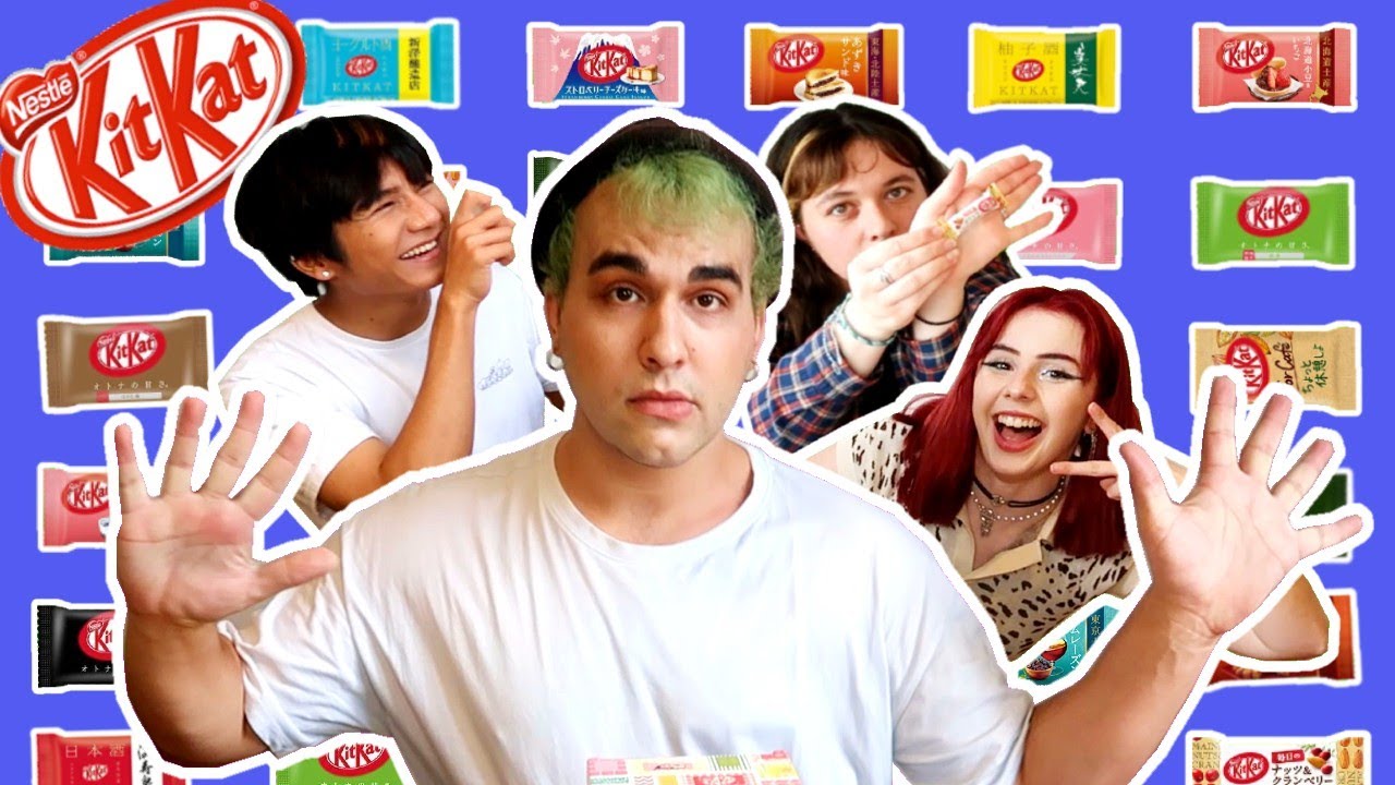 ON GOÛTE DES KITKAT JAPONAIS ! feat Lorène, Mélody et Vincent.