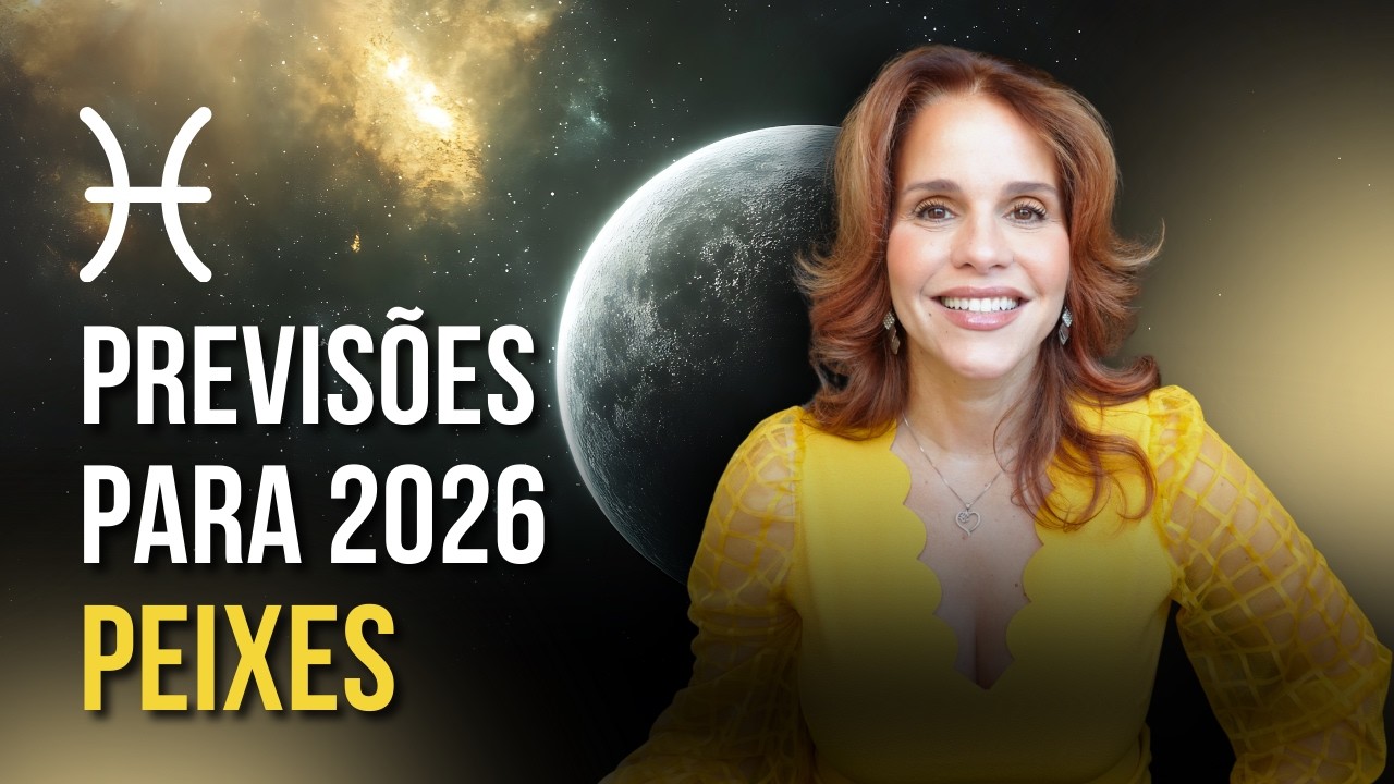 PREVISÕES PARA 2026: SIGNO SOLAR OU ASCENDENTE PEIXES | MÁRCIA FERVIENZA