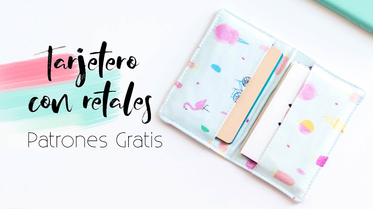 Como hacer un TARJETERO de Tela con retales |DIY| Lorena Gil