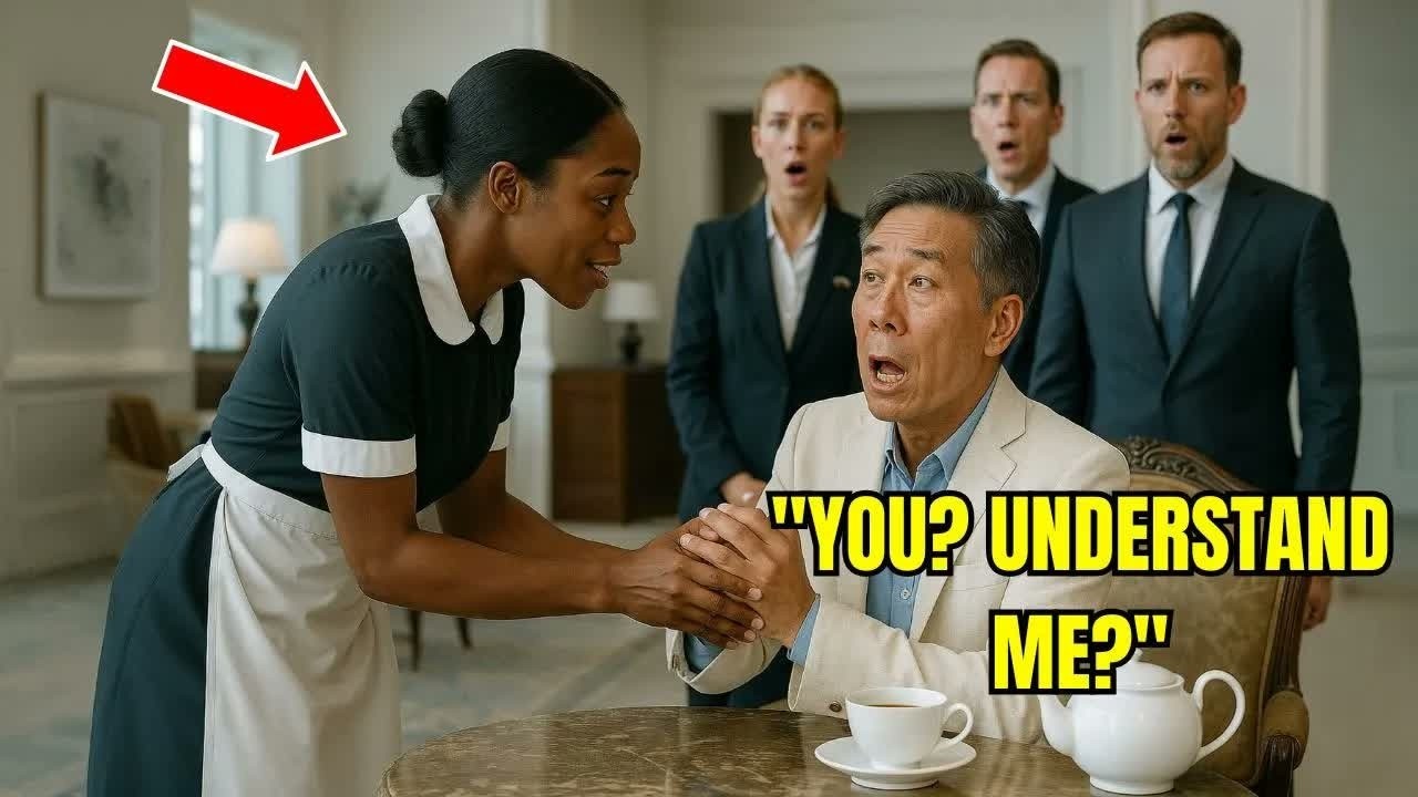 At the HOTEL, Nobody Understood the Chinese Millionaire… Until the Black Maid Spoke Fluent Chi