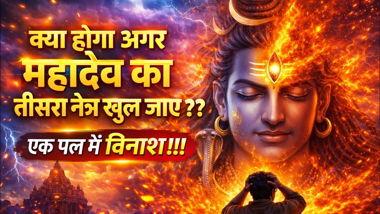 Mahadev Ka Teesra Netra Khula To Kya Hoga 😱🔥 Lord Shiva Third Eye Secret #bholenath #harharmahadev