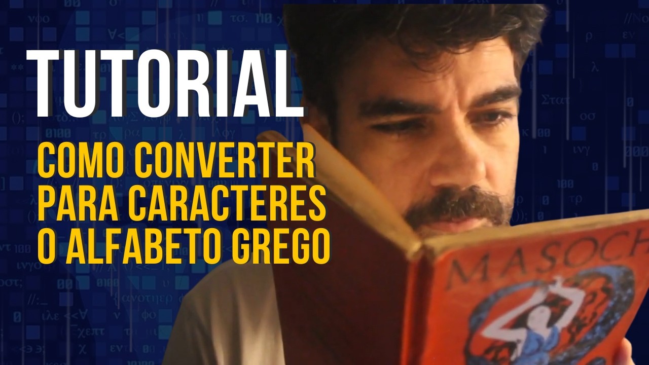 Como converter para caracteres o alfabeto GREGO!