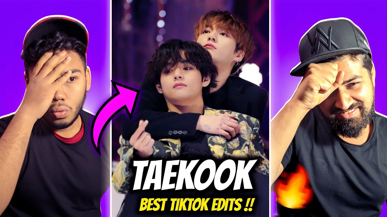 BTS Taekook (Taehyung & Jungkook) TikTok Edits - Reaction | BTS REACTION !!!