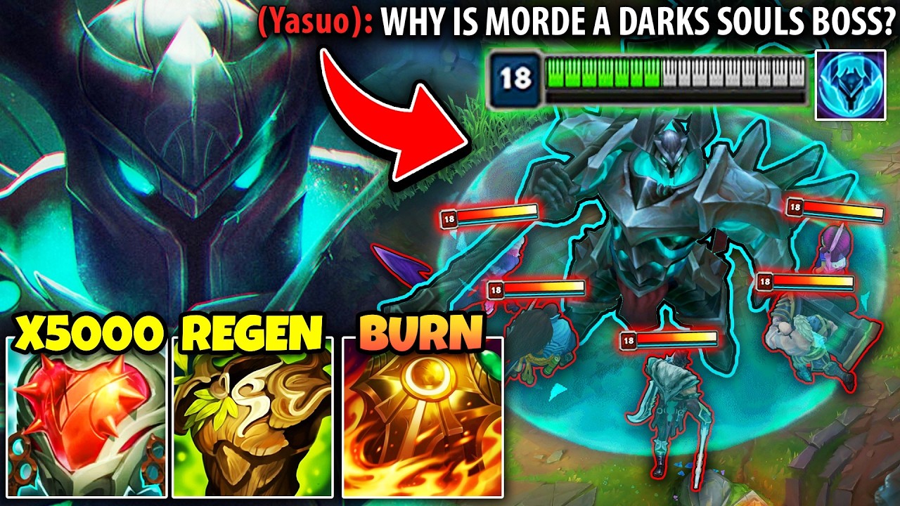 MORDEKAISER, BUT I'M A LITERAL DARK SOULS BOSS! (7000+ HEALTH, UNKILLABLE)