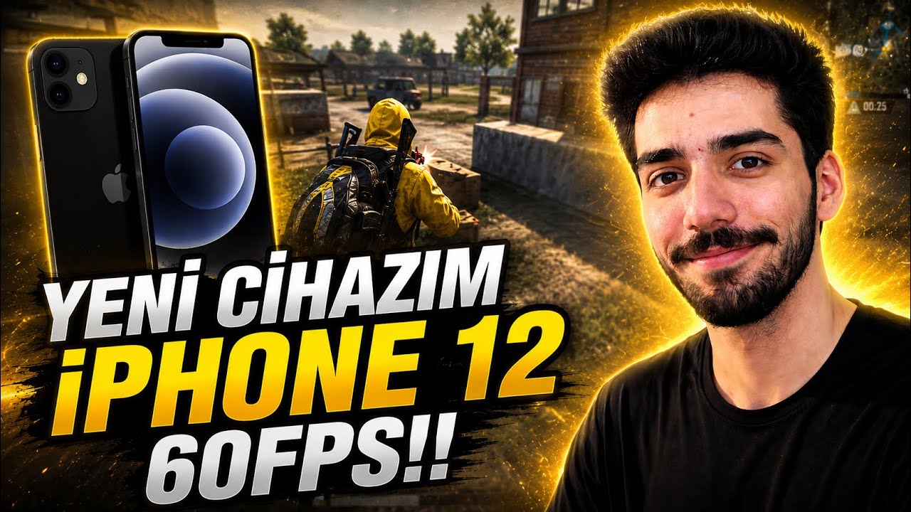 YENİ CİHAZIM İPHONE 12 60 FPS!! | PUBG MOBILE