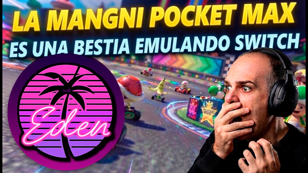 La Mangmi Pocket MAX mueve MEJOR SWITCH que la Retroid Pocket 5 👆 &iquest;C&oacute;mo es posible? 😲
