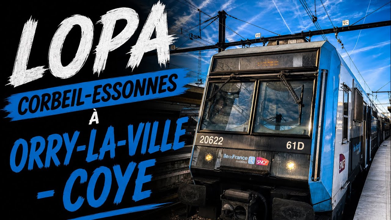 Cab Ride | RER D LOPA | Corbeil-Essonnes à Orry-la-Ville