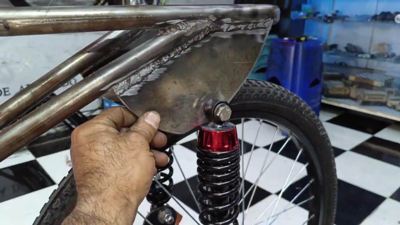 BICIMOTO DOBLE SUSPENCION// HECHO EN MEXICO// LA PRIMERA QUE HACEMOS// COMO SE HACE