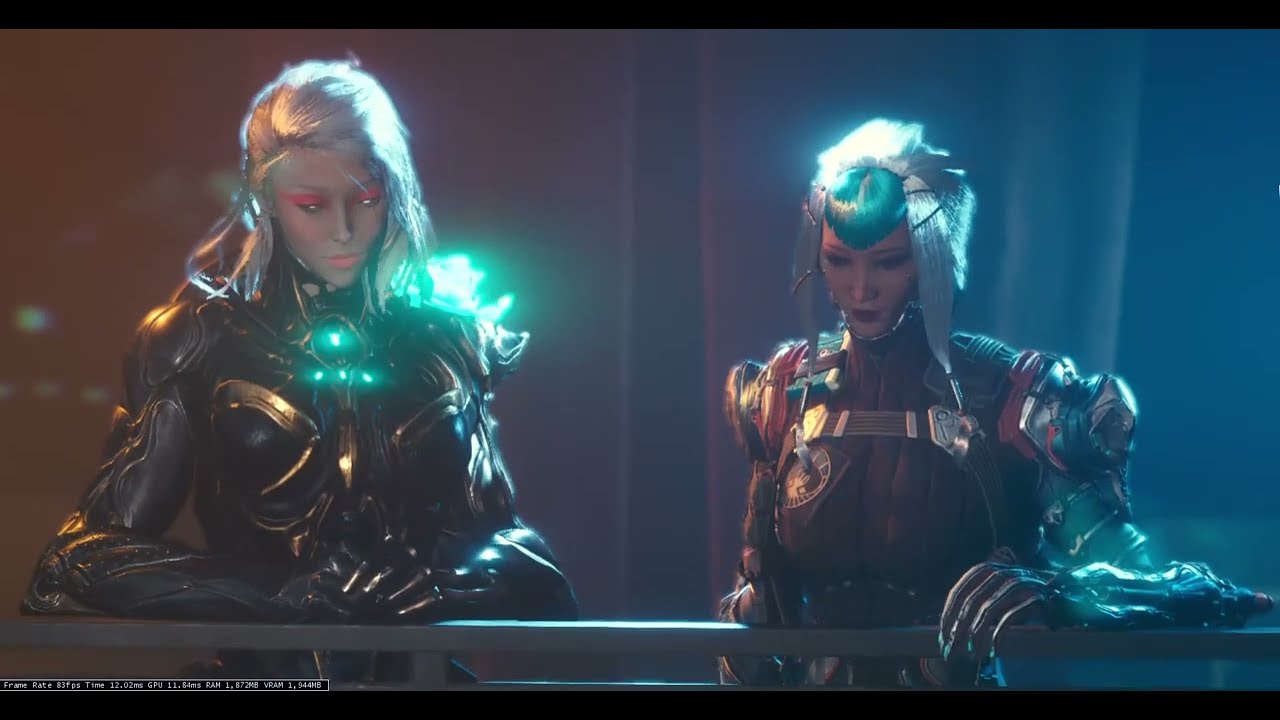 Warframe 1999 : Kissing Cutscene [Aoi Morohoshi]