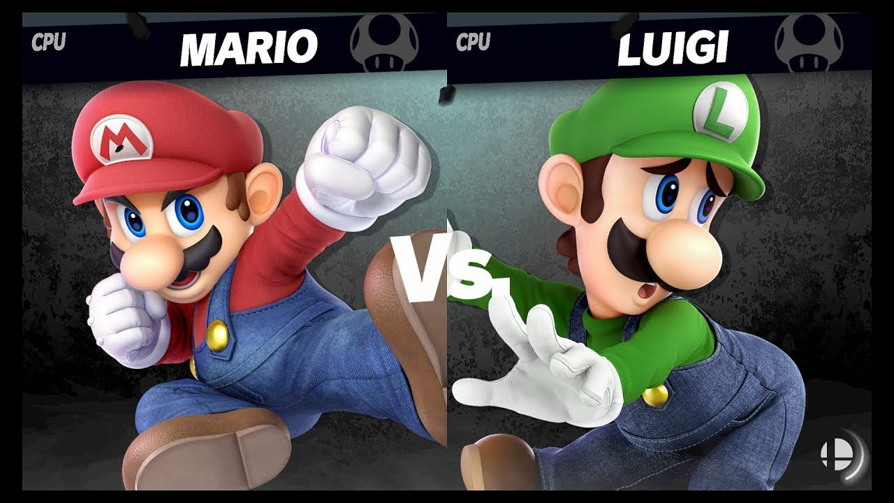 Mario Vs. Luigi: Super Smash Bros. Ultimate Smash Mode Gameplay