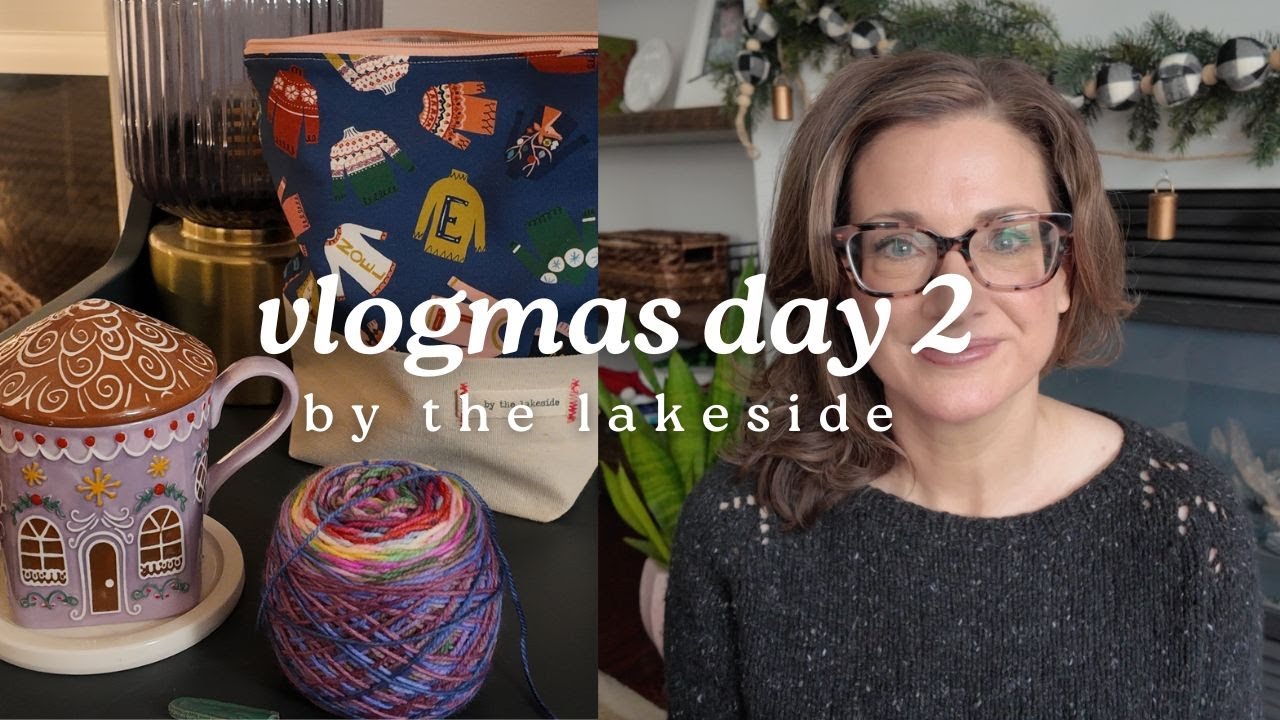 Vlogmas Day 2 | Current Knitting | Glen's Advent