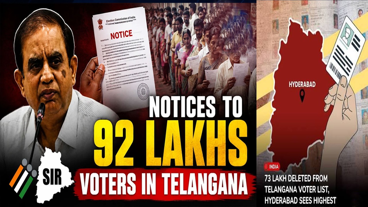 Telangana SIR Draft Voter List 2026 | 2.64 Crore Forms Digitised