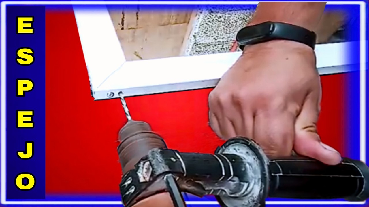COMO hacer MARCO para ESPEJO de ALUMINIO