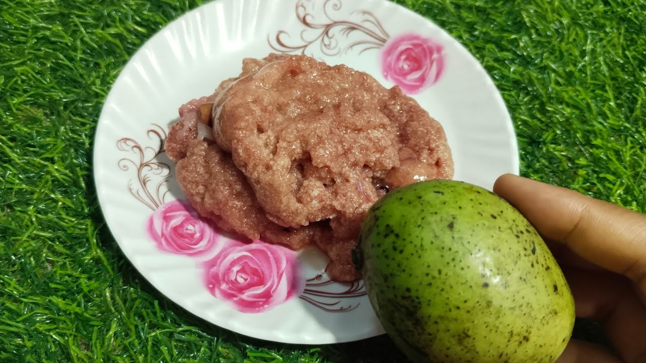মাছের ডিম আর কাঁচা আম দিয়ে টক-মশলাদার অসাধারণ রেসিপি।।Unique Fish Roe Recipe with Raw Mango....