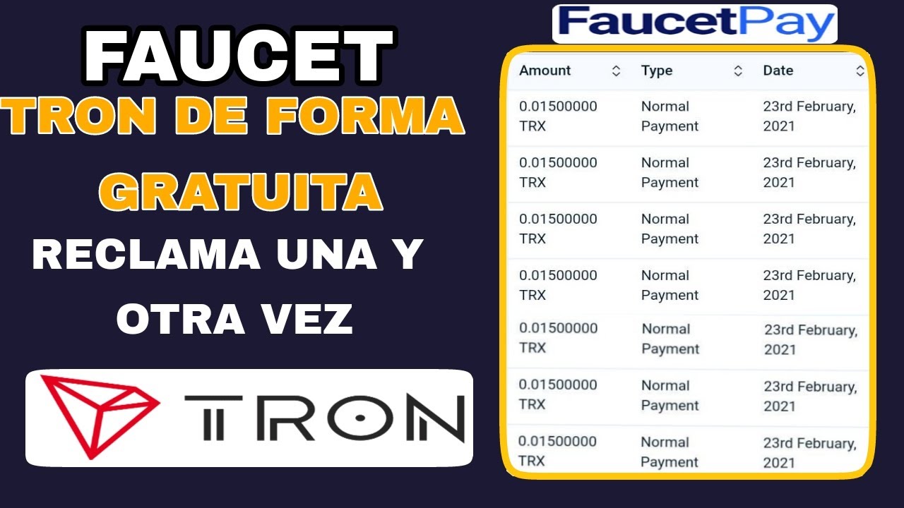 💸BRUTAL NUEVA FAUCET PAGANDO⚡ TRON DE FORMA GRATUITA PAGOS INSTANTANEOS💯+PRUEBA DE PAGO 🔥
