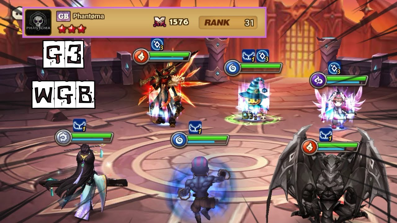 G3 WGB : Phant&oslash;ma - How to Easily F2P Counter These Carcano Chilling Seren Defenses? - Summoners War
