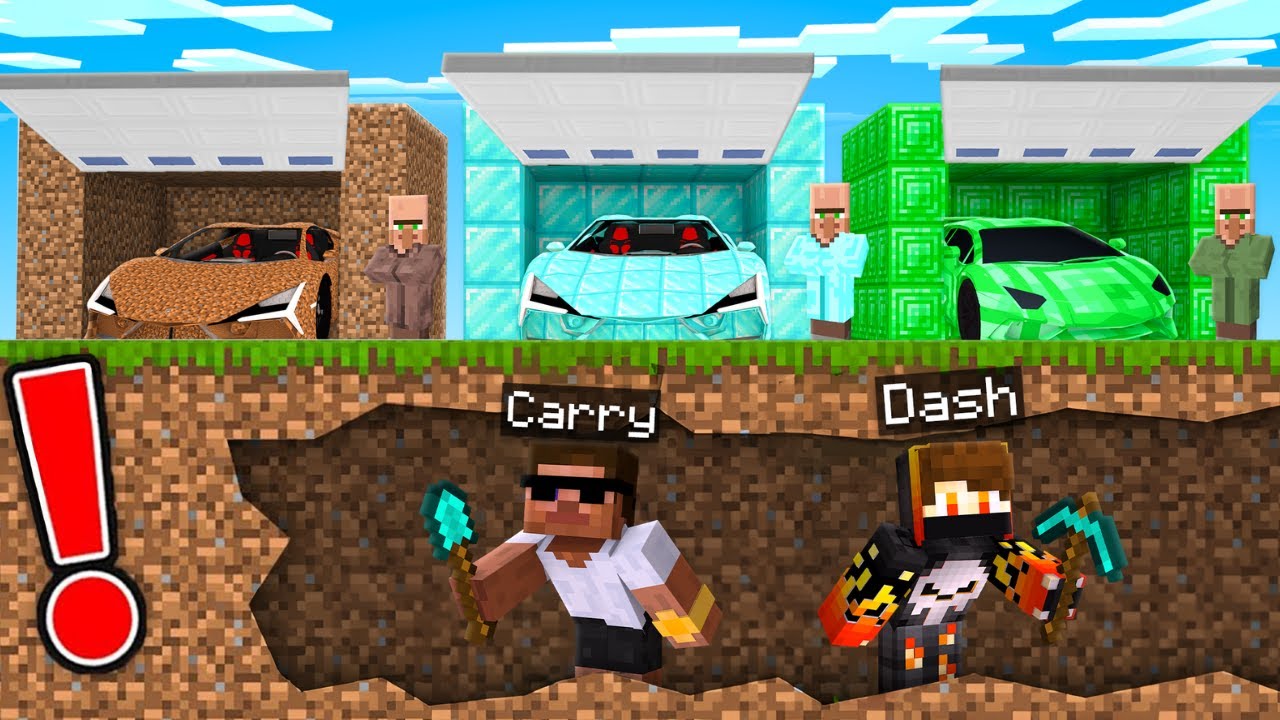What's inside this Mysterious Villager's Secret Bases ????