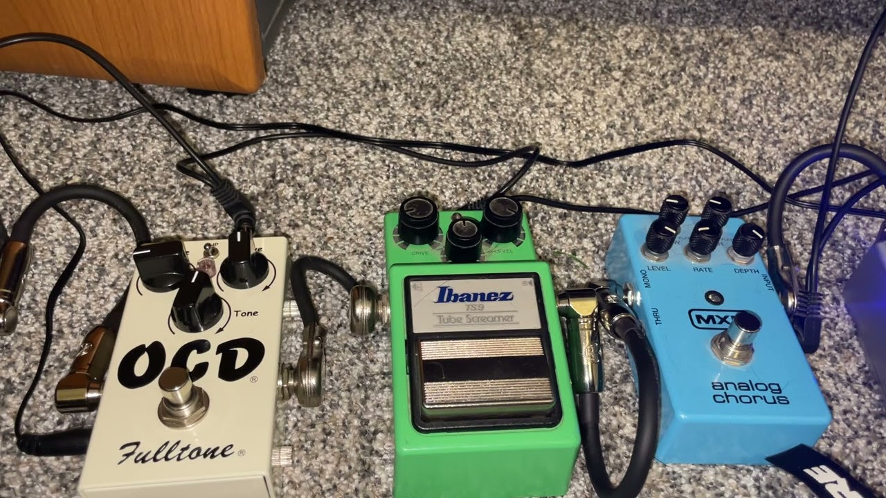 Ibanez TS-9 into a dimed Marshall DSL-40