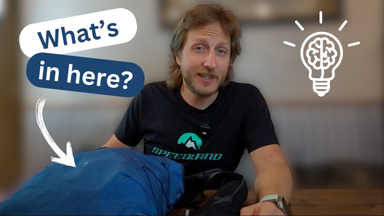 What does Jon Eisen carry in his trail running pack?