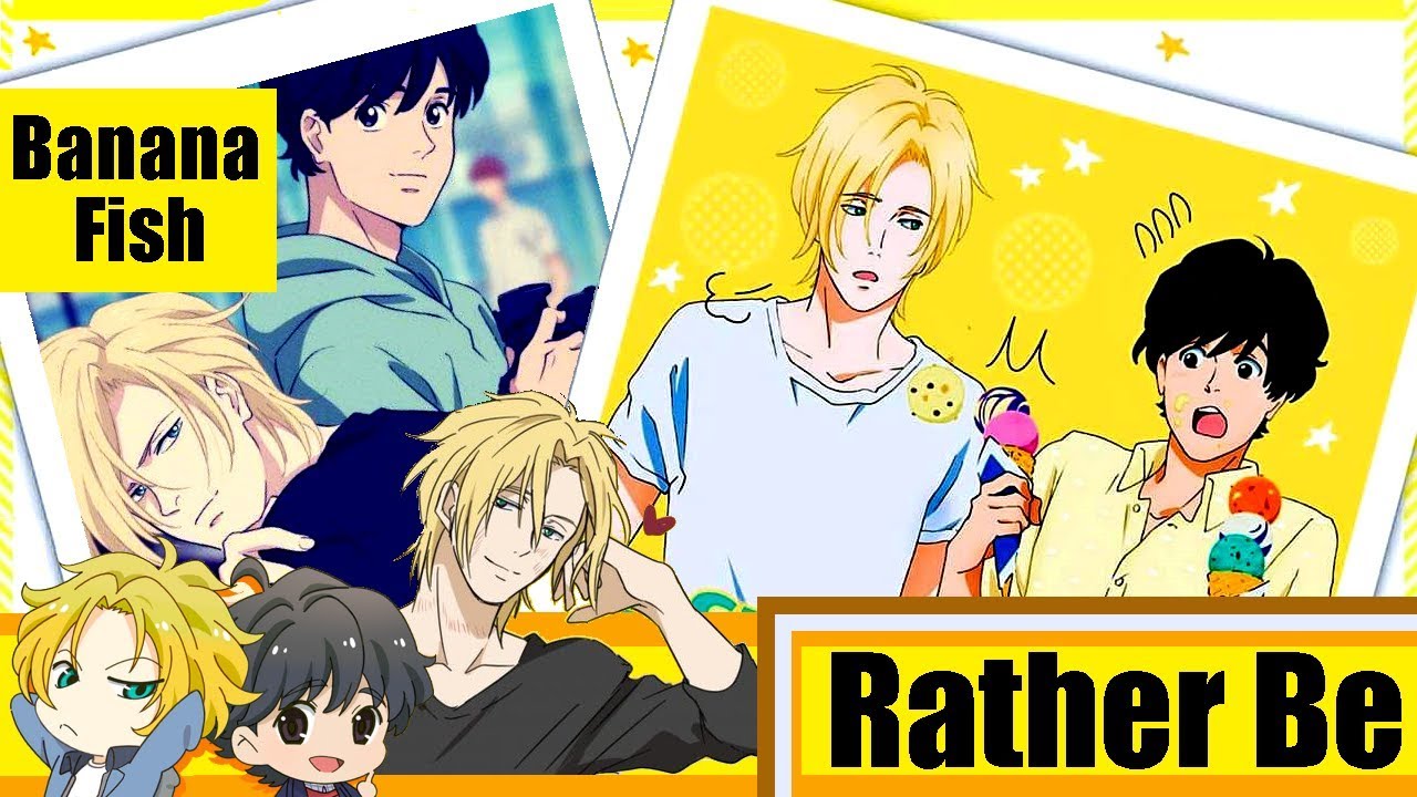 Banana Fish AMV No Place I'd Rather Be (Ash x Eiji)