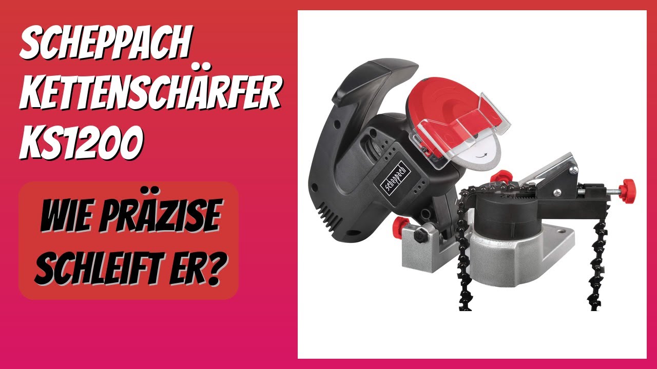 BEWERTUNG (2026): Scheppach Kettenschärfer KS1200. Infos