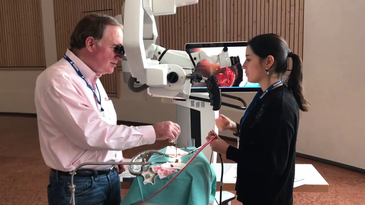 Minimally Invasive Spine Surgery (MISS): training microdecompression at AOSpine Davos Courses 2018
