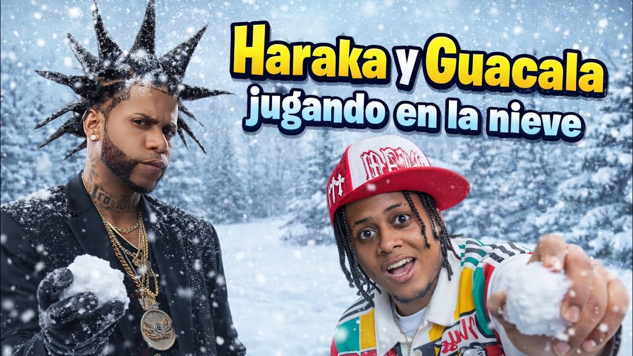 Haraka Kiko y Guacala Jugando En la Nieve ❄️ 