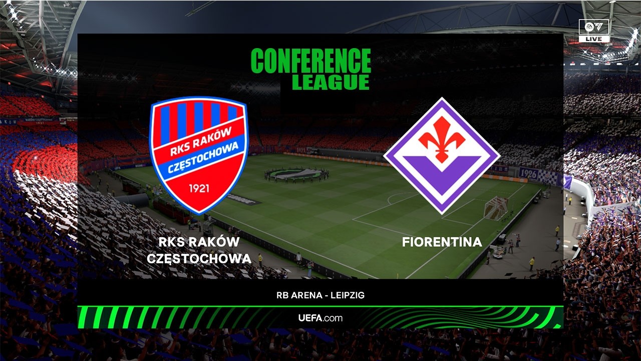👉 RAKÓW 🔴🔵 vs FIORENTINA 🟣 | CONFERENCE LEAGUE NIGHT 🔥 Who Wins? Simulation