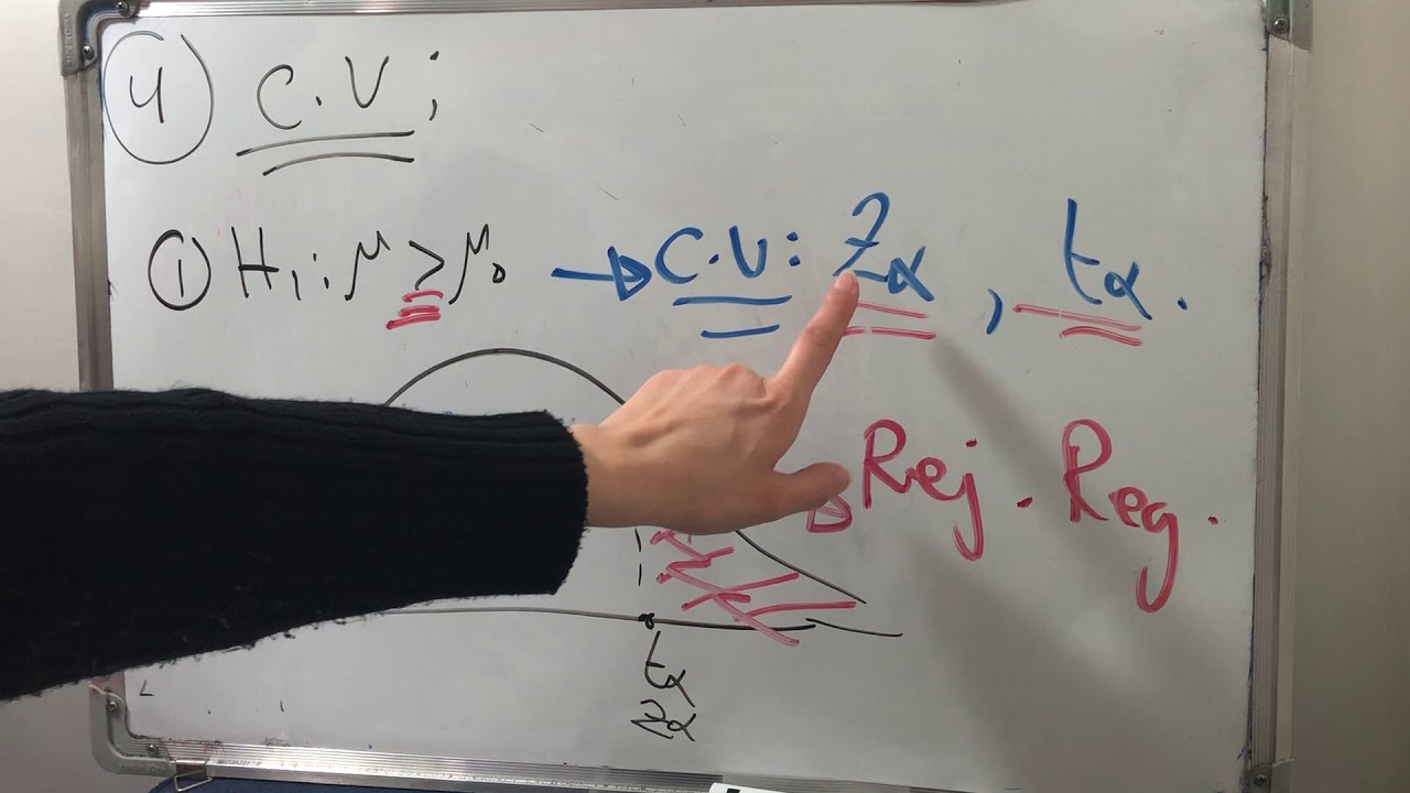 المحاضره العاشرة : Testing Hypothesis for the population mean - الجزء 1 - لدكتورة الآء بطاينة