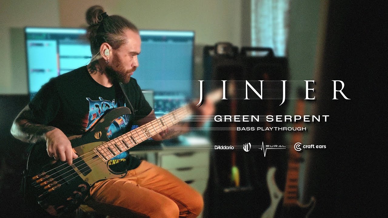 JINJER - Green Serpent (Bass Playthrough)