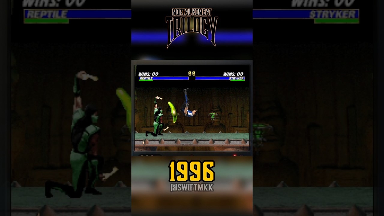 Эволюция силового шара рептилий 🔥 #mortalkombat #shorts