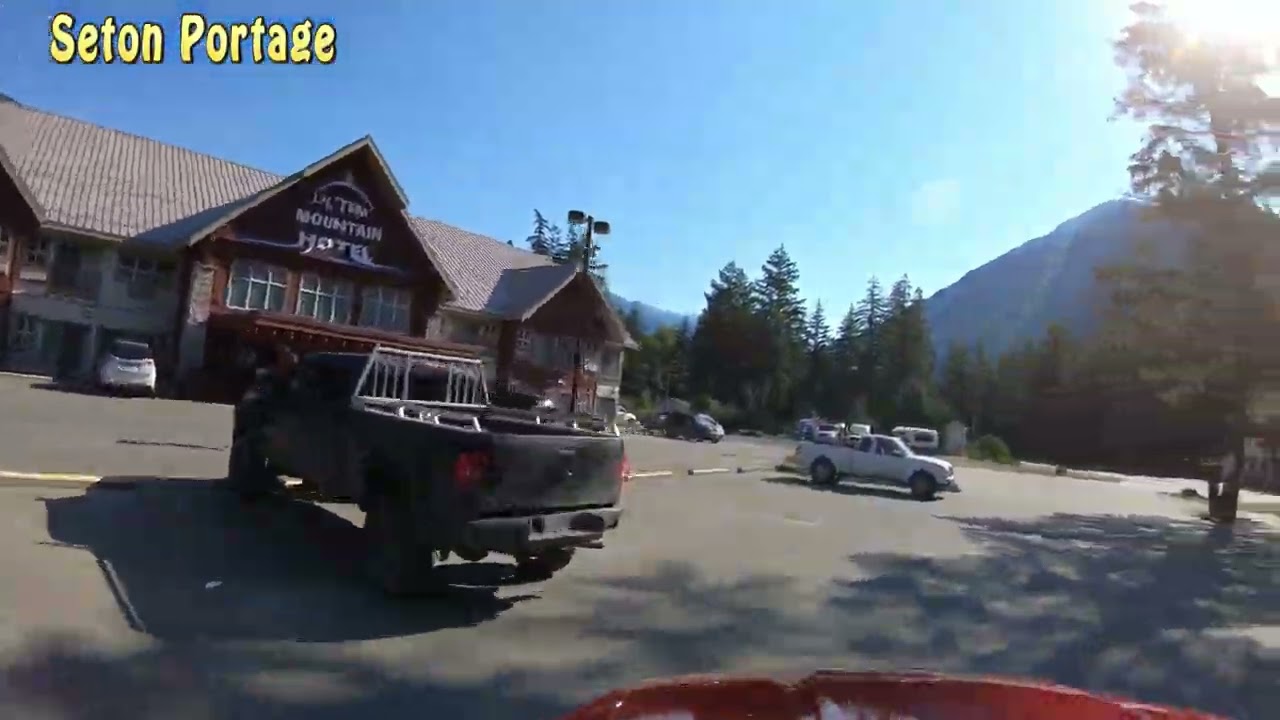 Driving from D'Arcy Anderson Lake through Highline Rd to Seton Portage BC Canada  Aug 31,2022