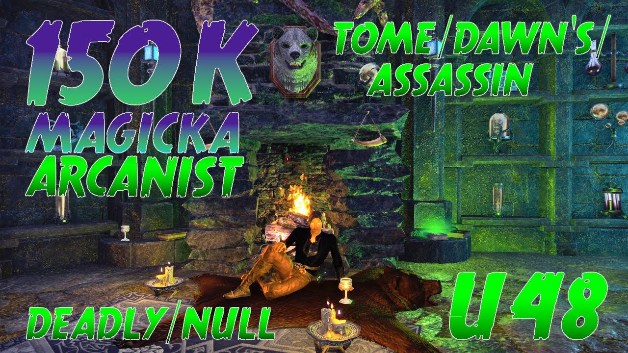 ESO 150k Magicka Beam Build  |  Herald/Dawn's/Assassin  |  Deadly/Null Arca/Velothi  |  DW/2Hma U48