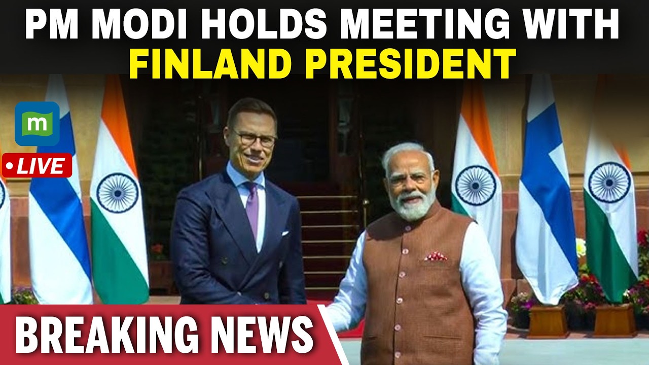 LIVE: PM Modi Meets Finland President Alexander Stubb at Hyderabad House | India–Finland Talks
