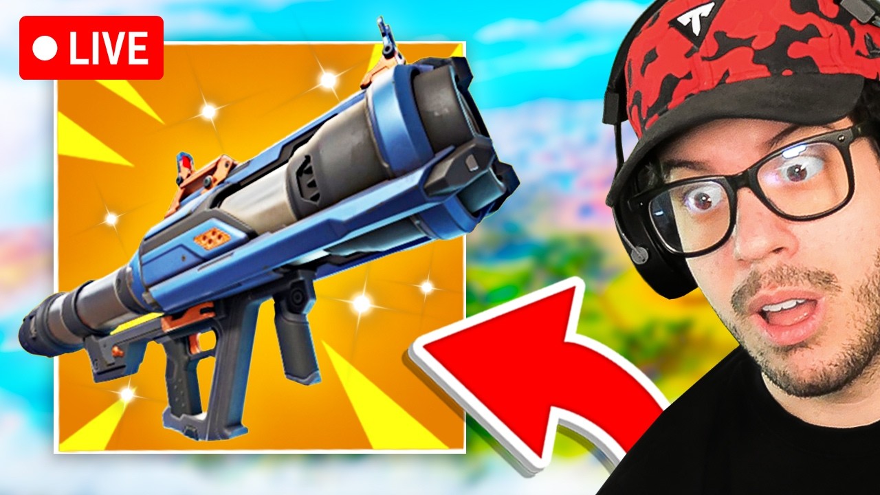 🔴 LIVE! - NEW UPDATE *ROCKET LAUNCHER* in FORTNITE is TONIGHT!
