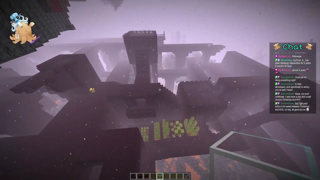 Still flipping a Nether Fortress.. maybe more aquarium?