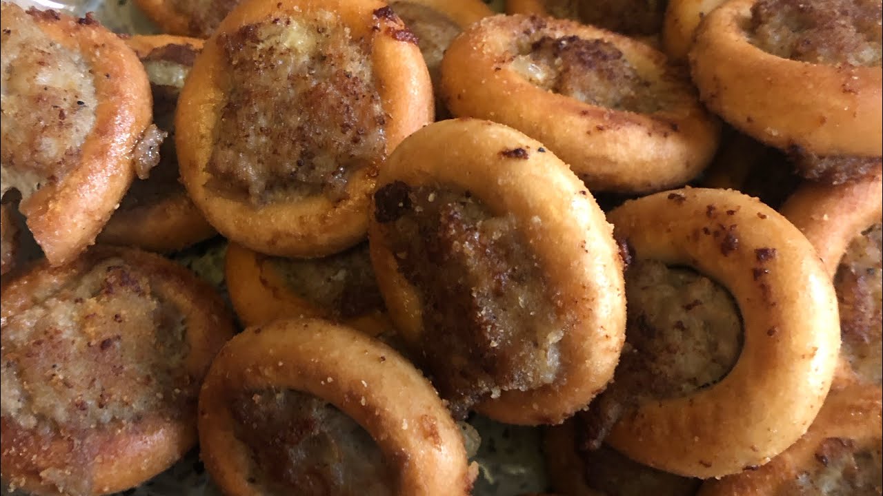 Сушки 🥯 с фаршем на сковороде не оставят Вас в беде