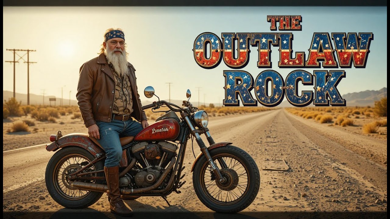 The Outlaw Rock 🤘 Rebel Guitar & Rusty Roads of American Freedom