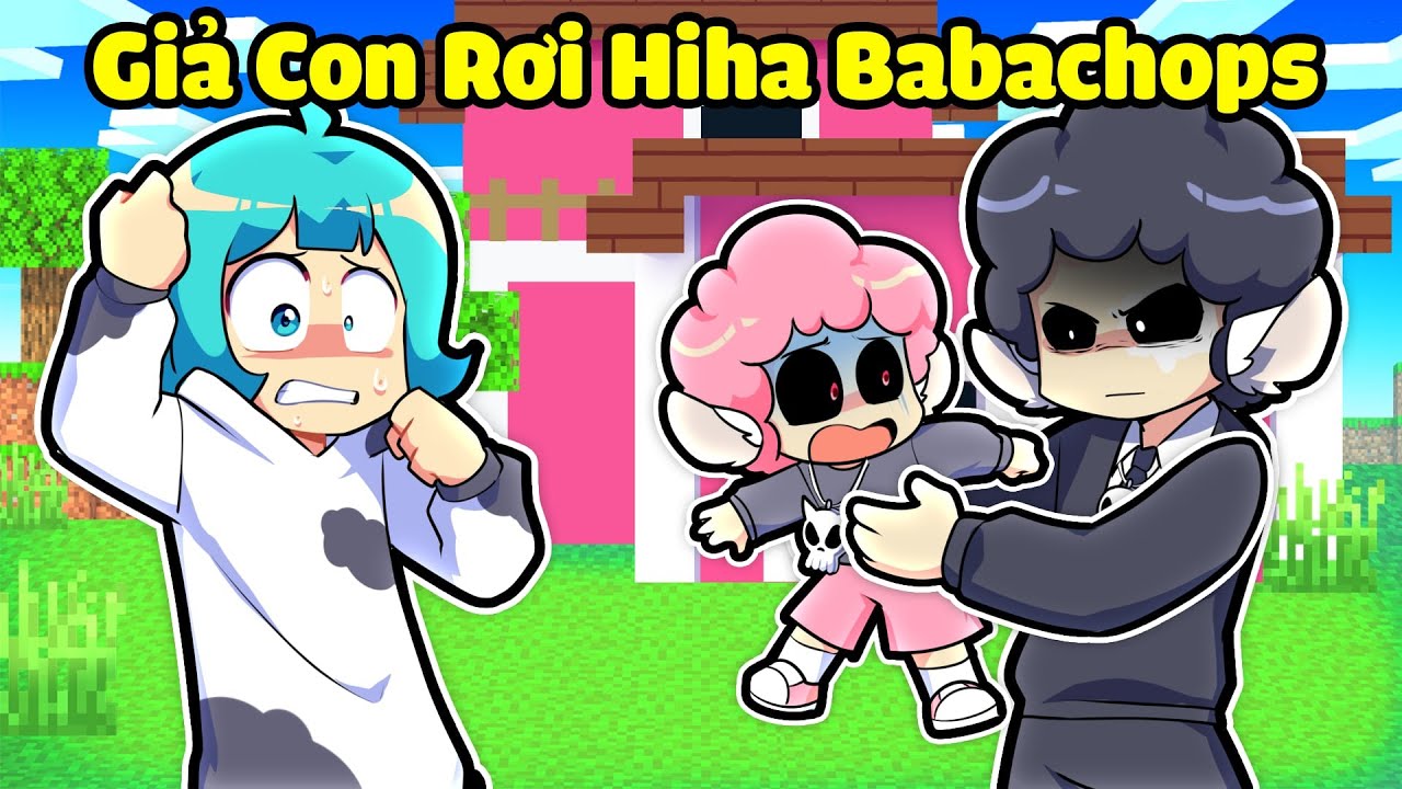 YUMMIE THỬ LÒNG HIHA BABACHOPS BẰNG CÁCH GIẢ LÀM CON RƠI TRONG MINECRAFT * YUMMIE CON RƠI 😎😱