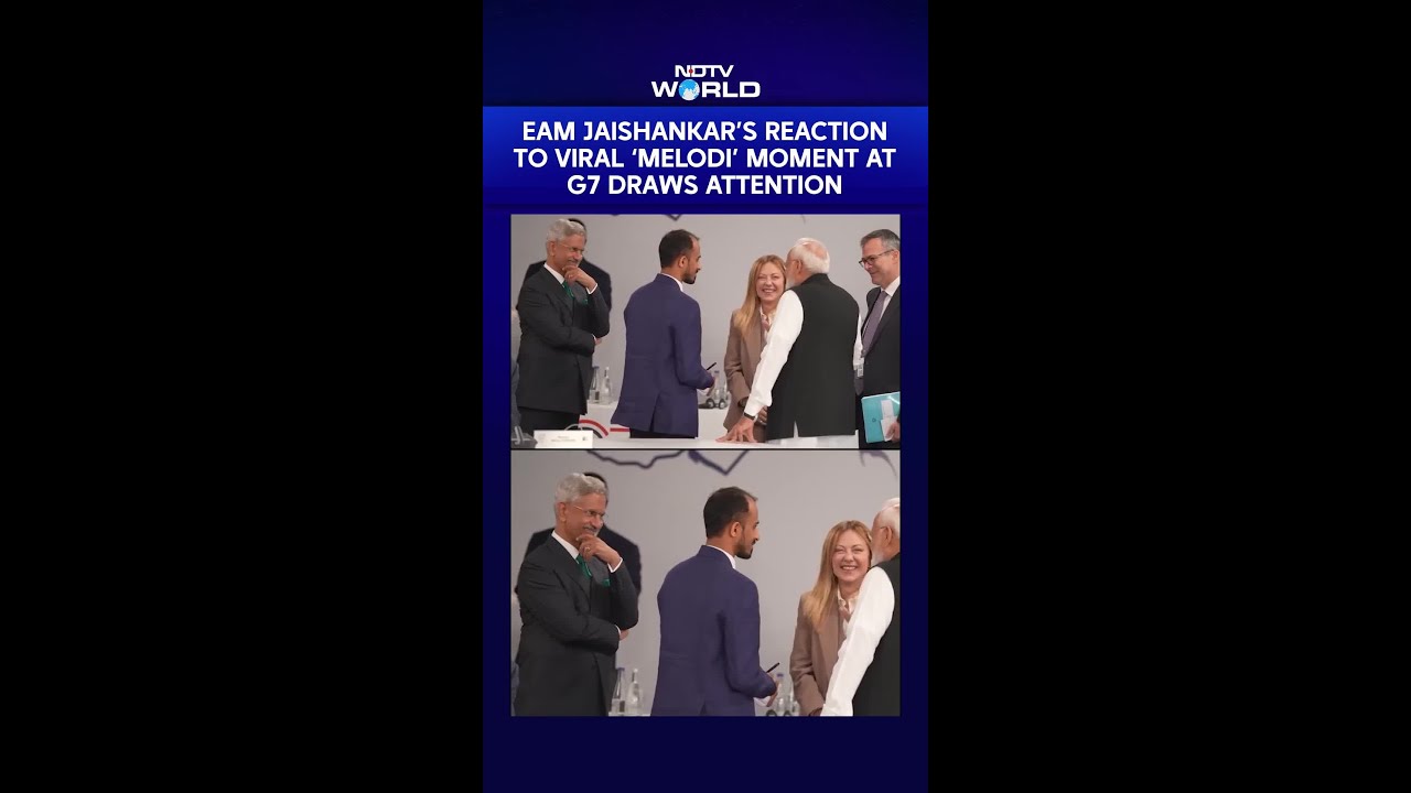 EAM Jaishankar&rsquo;s Reaction To Viral &lsquo;Melodi&rsquo; Moment At G7 Draws Attention