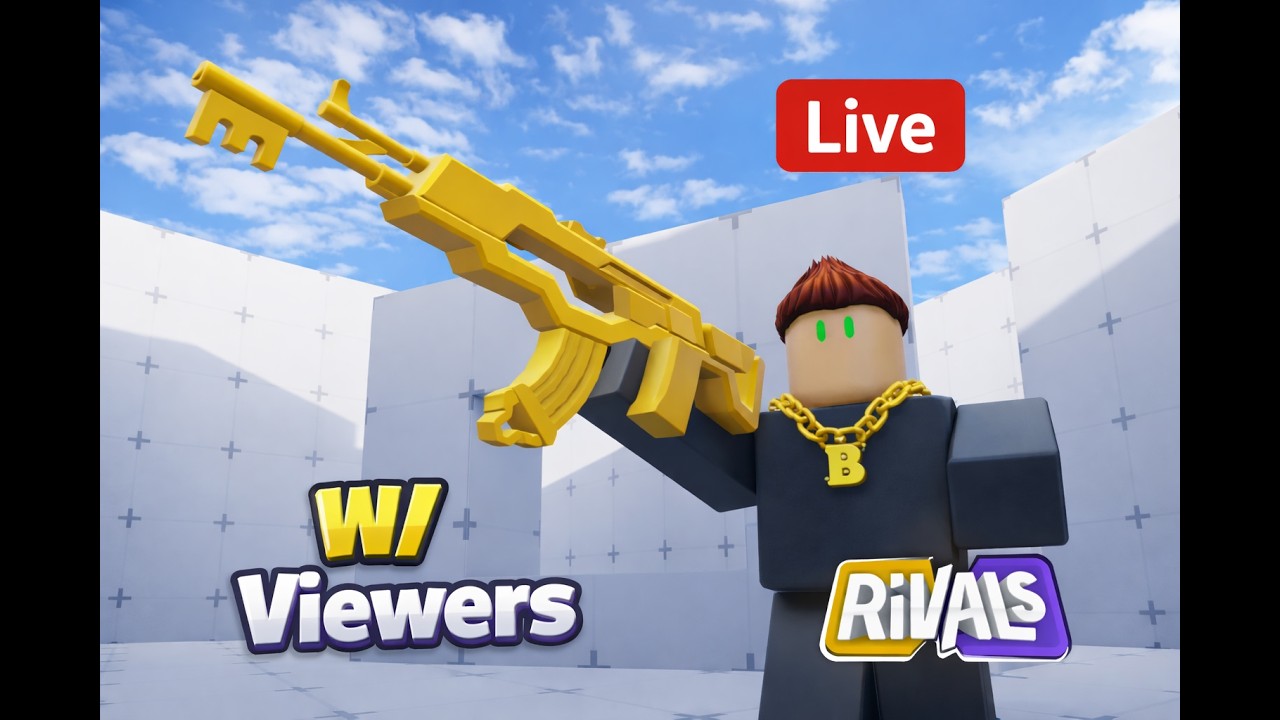 🛑LIVE: Roblox Rivals 1v1's With Viewers + FFA Grind!