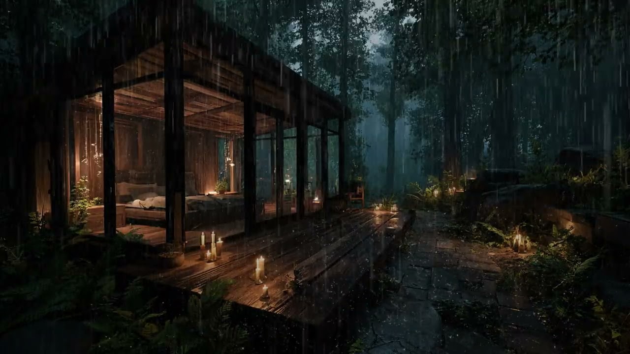 Natural Forest Rain Sounds 🌧️ for Insomnia | Calm Your Mind and Fall Into Deep Sleep All Night